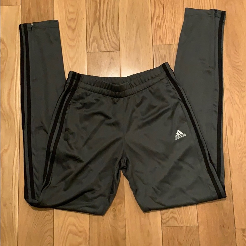NWT Adidas dark grey track pants. Size XS.